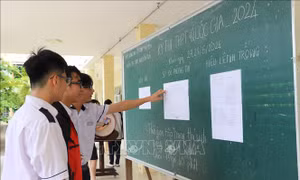 Điểm thi tốt nghiệp THPT năm 2024 sẽ công bố từ 8 giờ ngày 17/7