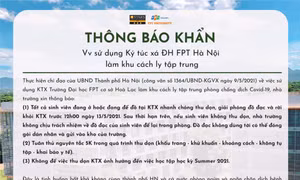 Trường học trở thành khu cách ly tập trung, sinh viên cấp tập dọn đồ đạc
