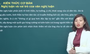 Video hướng dẫn cách làm bài văn Nghị luận xã hội về tư tưởng, đạo lý trong kỳ thi THPT