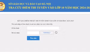 Hà Nội công bố điểm thi vào lớp 10