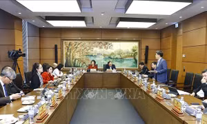 Quốc hội thảo luận dự án đầu tư xây dựng tuyến đường sắt Lào Cai - Hà Nội - Hải Phòng