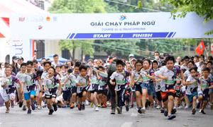 Hơn 1.800 vận động viên tham gia giải chạy Pháp ngữ