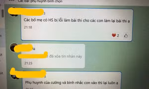 Học sinh phải làm lại bài khảo sát online vì mạng internet không ổn định