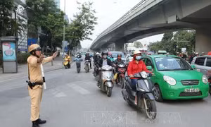 Phân luồng đảm bảo giao thông trong kỳ thi Trung học phổ thông quốc gia