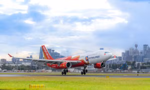 Máy bay Vietjet.