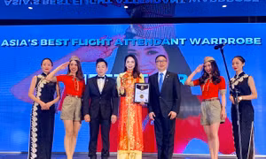 Vietjet được trao giải 'Đồng phục tiếp viên đẹp nhất Châu Á' 2018