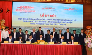 Mở rộng đường cao tốc TP Hồ Chí Minh - Trung Lương - Mỹ Thuận theo phương thức PPP 
