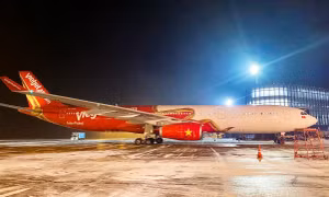 Máy bay Vietjet.