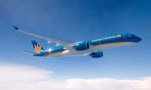 Máy bay Vietnam Airlines.