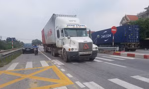 Vị trí điểm đen giao thông trên QL5 đã được xử lý.