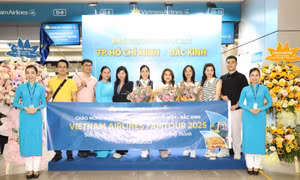 Vietnam Airlines khai trương đường bay thẳng TP Hồ Chí Minh - Đại Hưng (Bắc Kinh)