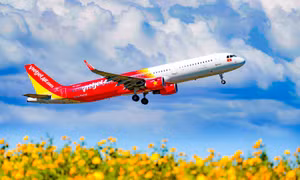 Máy bay Vietjet.