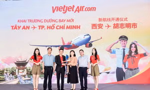 Vietjet khai trương đường bay Tây An (Trung Quốc) - TP Hồ Chí Minh