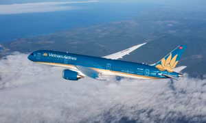 Máy bay của Vietnam Airlines.