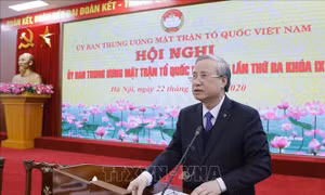 Thường trực Ban Bí thư Trần Quốc Vượng: Mặt trận cần là cầu nối giữa nhân dân với cấp ủy, chính quyền cơ sở
