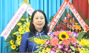 Tân Phó Chủ tịch nước Võ Thị Ánh Xuân. Ảnh: TTXVN.