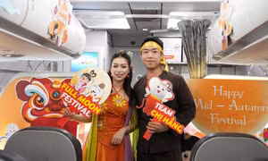 Ngày Tết Trung thu đặc biệt của các bạn nhỏ trên những chuyến bay Vietjet