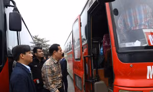 Kiểm tra đột xuất hoạt động vận tải dịp Tết Nguyên đán Canh Tý 2020