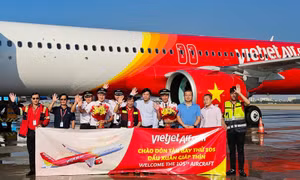 Năm mới, khí thế mới, Vietjet đón chào tàu bay thứ 105.