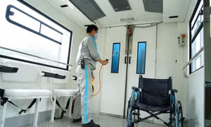 Quy trình vệ sinh khử khuẩn máy bay nội địa ngay sau khi hạ cánh