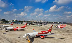 Đội máy bay VIetjet.