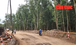 Cao tốc Biên Hòa - Vũng Tàu vẫn vướng mặt bằng thi công.