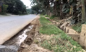Quốc lộ 37 qua Yên Bái, Tuyên Quang trong tình trạng xuống cấp 