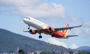 Máy bay Vietjet.