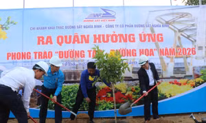 'Tết sum vầy - Xuân ơn Đảng' món quà ý nghĩa đối với người lao động ngành Đường sắt