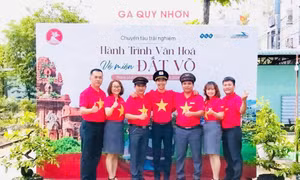 Chạy tàu du lịch Quy Nhơn - Diêu Trì từ ngày 1/6/2025