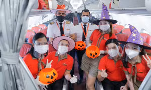 Dịp lễ Halloween qua góc nhìn của Vietjet đã trở thành những khoảnh khắc vui vẻ.
