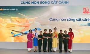 Dấu ấn Vietnam Airlines tại Triển lãm Thành tựu đất nước
