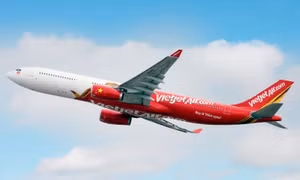 Máy bay Vietjet.