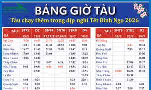 Ngành Đường sắt chạy thêm 11 chuyến tàu Khu đoạn phía Nam phục vụ hành khách đón Tết