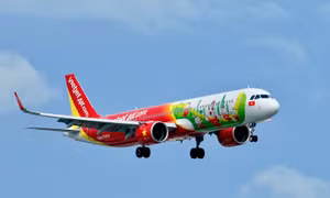 Máy bay Vietjet.