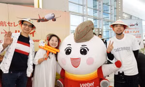 Hành khách Vietjet.