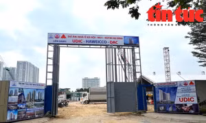 Dự án nhà ở xã hội N01 Hạ Đình (huyện Thanh Trì, Hà Nội). Ảnh: Thế Đoàn/Báo Tin tức