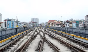 Cận cảnh tàu đường sắt Cát Linh - Hà Đông lăn bánh chạy thử toàn tuyến