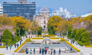 Hiroshima Peace Memorial Park.