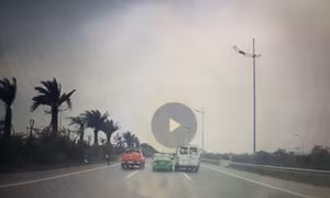 Phạt 7,5 triệu đồng, giữ bằng 3 tháng hai lái xe đuổi nhau trên đường Võ Nguyên Giáp