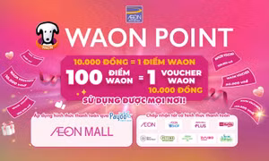 Tập đoàn AEON ra mắt Chương trình Điểm thành viên 'WAON POINT'