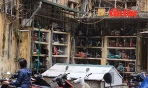 Chung cư" máy bơm nước có một không hai trong khu tập thể.