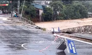 Báo cáo nhanh thiệt hại trên các quốc lộ, cao tốc sau bão số 10 đến sáng 30/9
