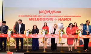 Vietjet khai trương đường bay kết nối Melbourne với Hà Nội