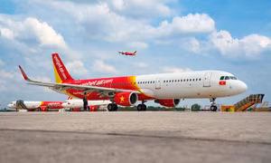 Đội máy bay Vietjet.