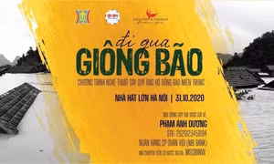 Chương trình nghệ thuật gây quỹ ủng hộ đồng bào miền Trung.