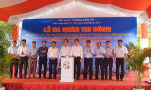 Thi công dự án nâng cấp cầu đường sắt yếu trong gói 7.000 tỷ đồng