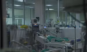 Nơi điều trị bệnh nhân COVID-19 nặng. Ảnh: PV.