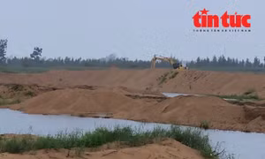 Thống nhất đơn giá xây dựng, cung ứng cát cho các công trình trọng điểm.