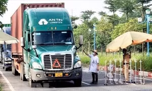 Vận chuyển nông sản phía Nam gặp khó vì thiếu lái xe container